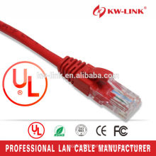 High Quality Stranded CCA UTP Cat6 Patch Leads With RJ45 Connector 1.5M